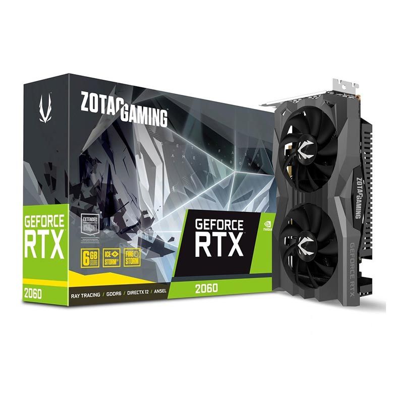 Placa de Video Zotac GeForce RTX 2060 6GB GDDR6 192-bit, ZT-T20600H-10M (Produto USADO)