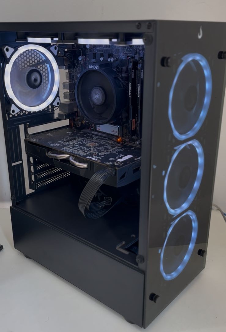 PC Ryzen 5 + 16GB + SSD 240/512 + RX 580 8GB