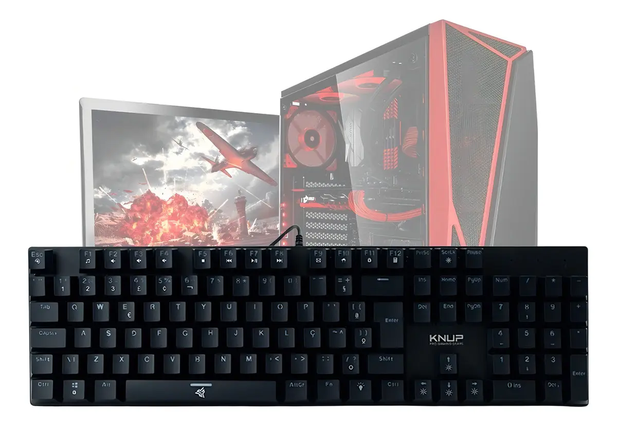 Teclado Gamer Mecânico Knup