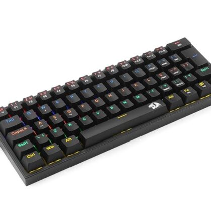 Teclado Mecanico Redragon Gamer Fizz Rainbow Preto Switch Marrom (Usado)