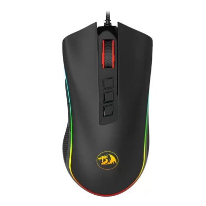 Mouse Gamer Redragon Cobra, Chroma RGB, 12400 DPI, 8 Botões, Preto - M711 (USADO)