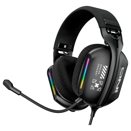 Headset Gamer Profissional Onikuma X12 Rgb Preto